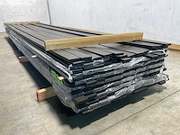 Vuren open gevelbekleding batten zwart 430x6,8x1,8 cm (150x) - afbeelding 9 van  11