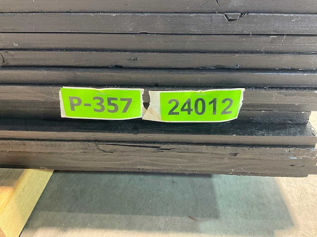 Vuren open gevelbekleding board zwart 365x18x1,8 cm (75x) - afbeelding 6 van  8