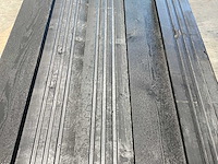 Vuren open gevelbekleding board zwart 365x18x1,8 cm (75x) - afbeelding 6 van  10