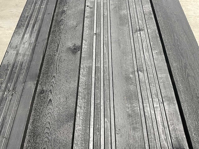 Vuren open gevelbekleding board zwart 365x18x1,8 cm (75x) - afbeelding 8 van  10