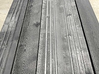 Vuren open gevelbekleding board zwart 365x18x1,8 cm (75x) - afbeelding 8 van  10