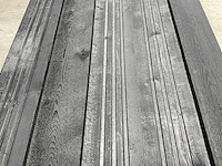 Vuren open gevelbekleding board zwart 365x18x1,8 cm (75x) - afbeelding 8 van  10