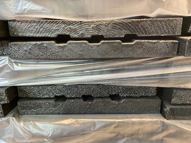 Vuren open gevelbekleding board zwart 430x18x1,8 cm (75x) - afbeelding 3 van  9