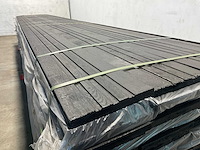 Vuren open gevelbekleding board zwart 430x18x1,8 cm (75x) - afbeelding 6 van  9