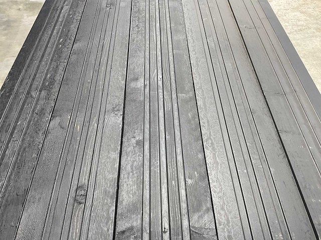 Vuren open gevelbekleding board zwart 430x18x1,8 cm (75x) - afbeelding 8 van  9