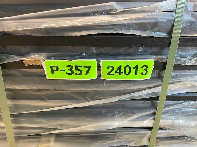 Vuren open gevelbekleding board zwart 430x18x1,8 cm (75x) - afbeelding 2 van  8
