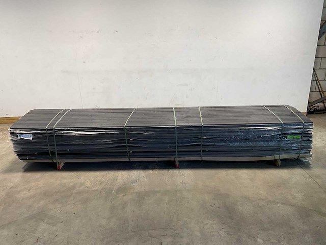 Vuren open gevelbekleding board zwart 430x18x1,8 cm (75x) - afbeelding 8 van  13