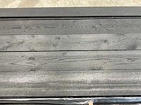 Vuren open gevelbekleding board zwart 430x18x1,8 cm (75x) - afbeelding 7 van  13