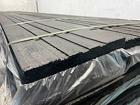 Vuren open gevelbekleding board zwart 430x18x1,8 cm (75x) - afbeelding 13 van  13