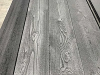 Vuren open gevelbekleding board zwart 430x18x1,8 cm (75x) - afbeelding 6 van  13