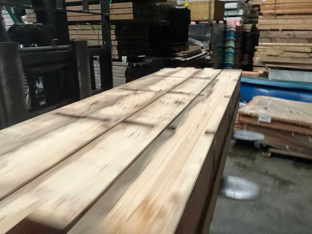 Vuren paal - 170x14x14 cm (8x) - afbeelding 2 van  11