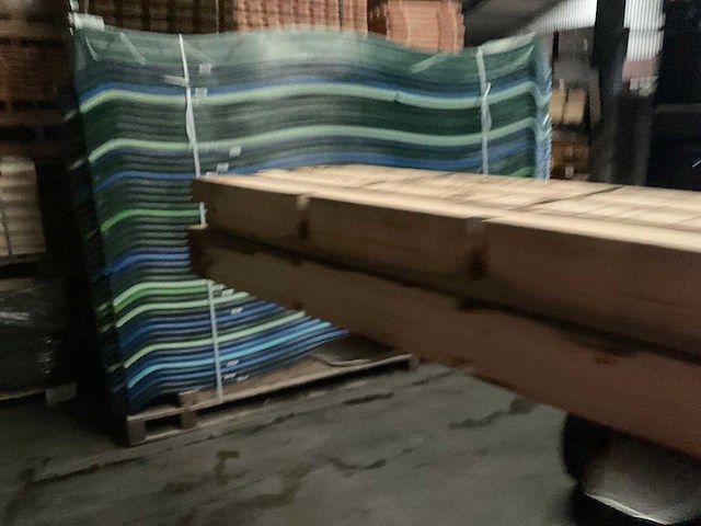 Vuren paal - 170x14x14 cm (8x) - afbeelding 6 van  11