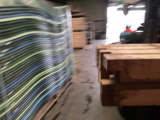 Vuren paal - 170x14x14 cm (8x) - afbeelding 9 van  11