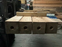 Vuren paal - 220x14x14 cm (4x) - afbeelding 2 van  11