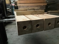 Vuren paal - 220x14x14 cm (4x) - afbeelding 3 van  11