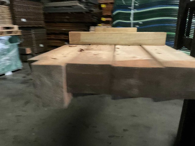 Vuren paal - 220x14x14 cm (4x) - afbeelding 5 van  11