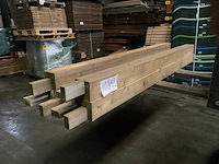 Vuren paal - 224x12x12 cm (6x) - afbeelding 1 van  5