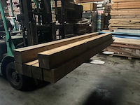 Vuren paal - 224x12x12 cm (6x) - afbeelding 3 van  5