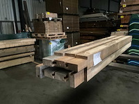 Vuren paal - 224x12x12 cm (7x) - afbeelding 1 van  6