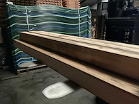 Vuren paal - 224x12x12 cm (7x) - afbeelding 2 van  6