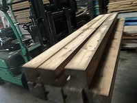 Vuren paal - 224x12x12 cm (7x) - afbeelding 6 van  6