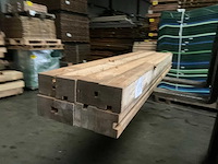 Vuren paal - 224x12x12 cm (8x) - afbeelding 3 van  10