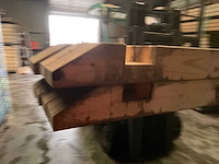 Vuren paal - 250x14x14 cm (8x) - afbeelding 10 van  11