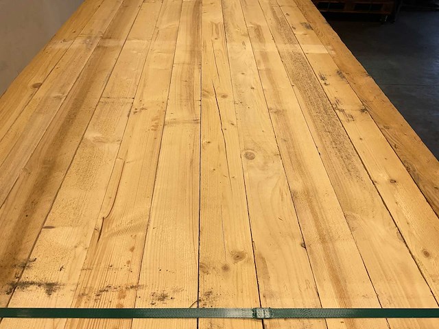 Vuren paal 300x9.8x9.8 cm (25x) - afbeelding 2 van  3
