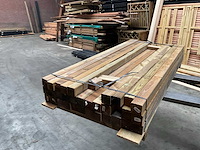 Vuren paal geïmpregneerd - 180x6,6x6,6 cm (30x) - afbeelding 6 van  6