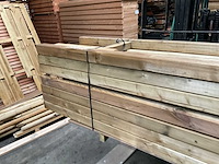 Vuren paal geïmpregneerd - 240x8,8x8,8 cm (24x) - afbeelding 3 van  7