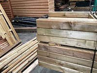 Vuren paal geïmpregneerd - 240x8,8x8,8 cm (24x) - afbeelding 4 van  7