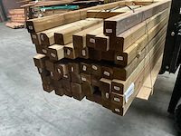 Vuren paal geïmpregneerd - 240x8,8x8,8 cm (24x) - afbeelding 7 van  7