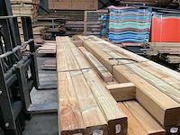 Vuren paal geïmpregneerd - 270x8,8x8,8 cm (20x) - afbeelding 6 van  7