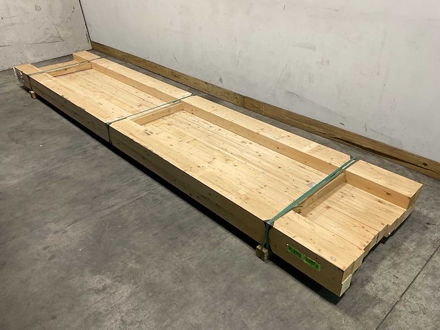 Vuren paal gelamineerd - 450x9,1x9,1 cm (14x) - afbeelding 1 van  8