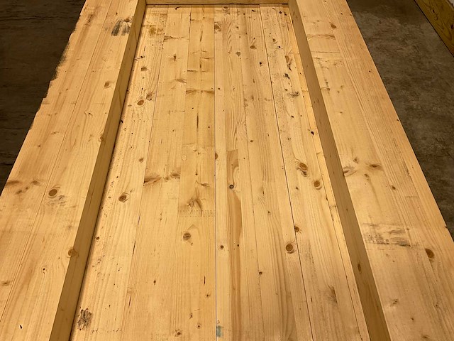 Vuren paal gelamineerd - 450x9,1x9,1 cm (14x) - afbeelding 4 van  8