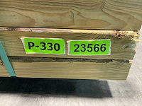 Vuren paal geschaafd - 270x7x7 cm (79x) - afbeelding 7 van  8