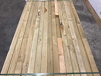 Vuren paal geschaafd - 270x7x7 cm (79x) - afbeelding 3 van  6