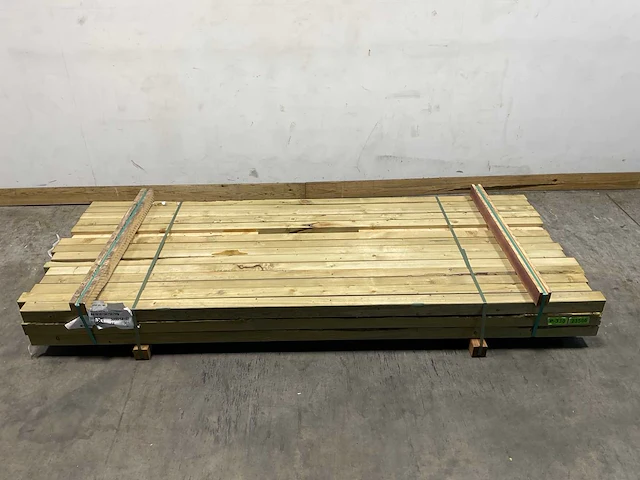 Vuren paal geschaafd - 270x7x7 cm (79x) - afbeelding 2 van  8
