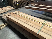 Vuren paal geschaafd - 276x14x14 cm (5x) - afbeelding 4 van  9