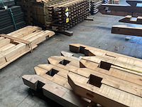 Vuren paal geschaafd - 276x14x14 cm (5x) - afbeelding 6 van  9
