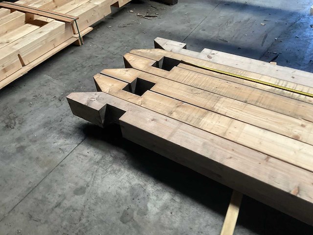 Vuren paal geschaafd - 370x14x14 cm (6x) - afbeelding 12 van  14