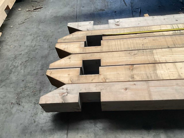 Vuren paal geschaafd - 370x14x14 cm (6x) - afbeelding 13 van  14