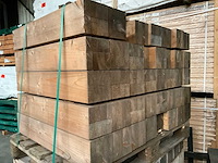 Vuren paal geschaafd - 80x13x13 cm (38x) - afbeelding 1 van  7