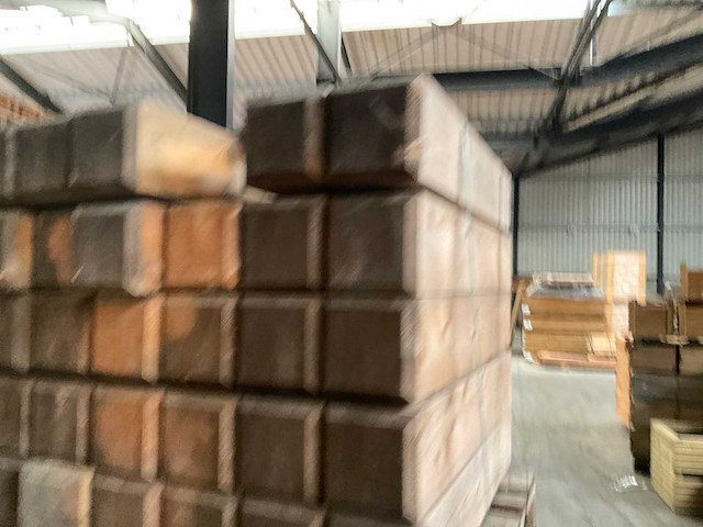 Vuren paal geschaafd - 80x13x13 cm (38x) - afbeelding 3 van  7
