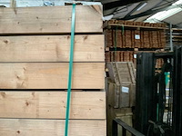 Vuren paal geschaafd - 80x13x13 cm (38x) - afbeelding 6 van  7