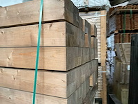 Vuren paal geschaafd - 80x13x13 cm (38x) - afbeelding 7 van  7