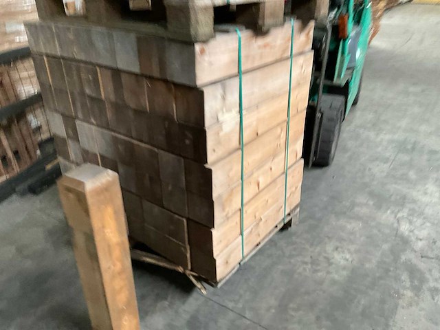 Vuren paal geschaafd - 80x13x13 cm (56x) - afbeelding 3 van  7