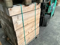 Vuren paal geschaafd - 80x13x13 cm (56x) - afbeelding 4 van  7