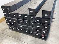 Vuren paal verlijmd geschaafd 500x12x12 cm (15x) - afbeelding 2 van  2