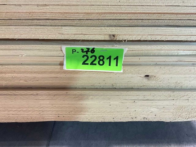 Vuren panlat 480x3.8x1.1 cm (555x) - afbeelding 6 van  6